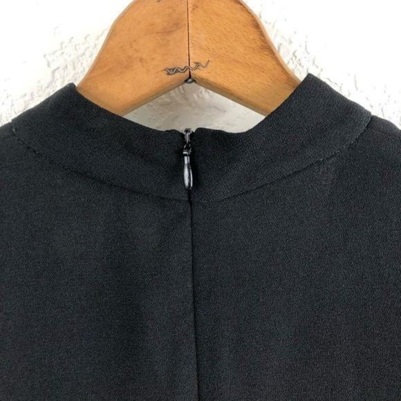 Zara Choker V Neck Plunge Shift Mini Dress Frock - Picture 7 of 7